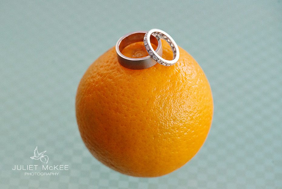 Orange themed wedding