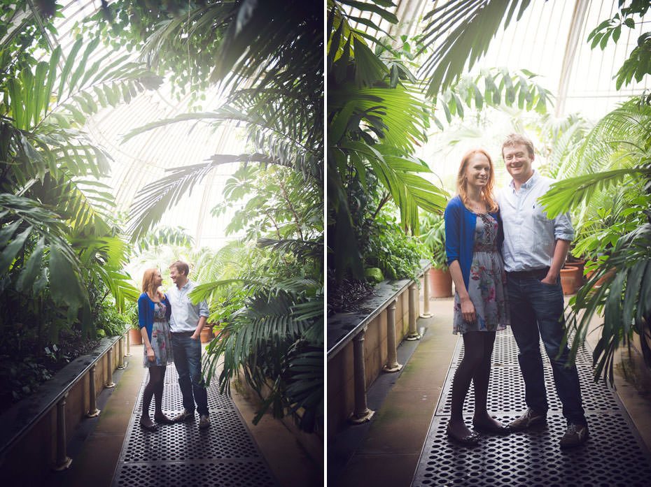 Kew Gardens engagement shoot