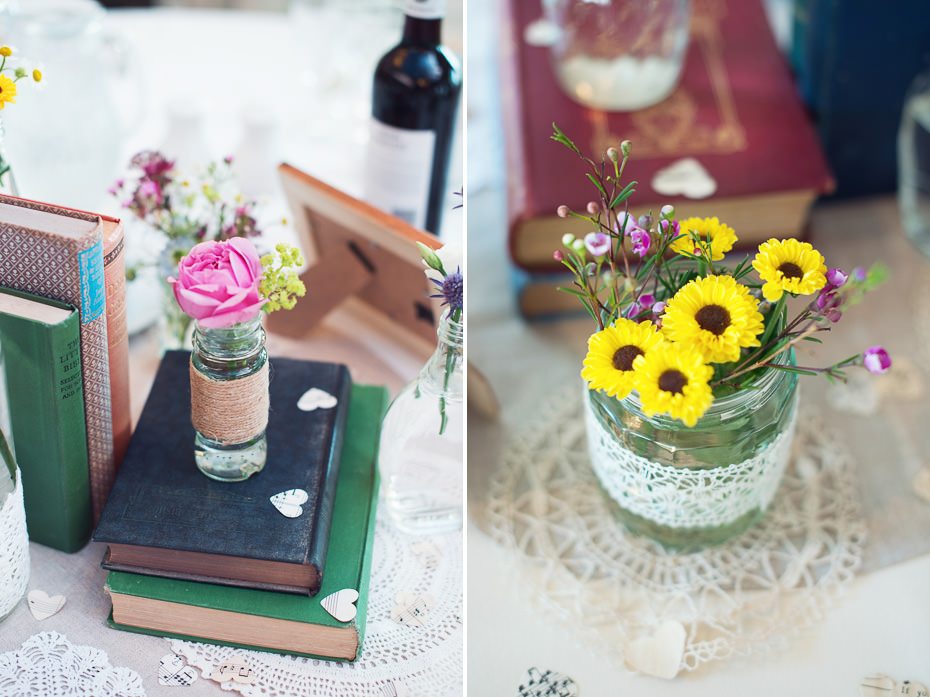 Eclectic and vintage wedding theme