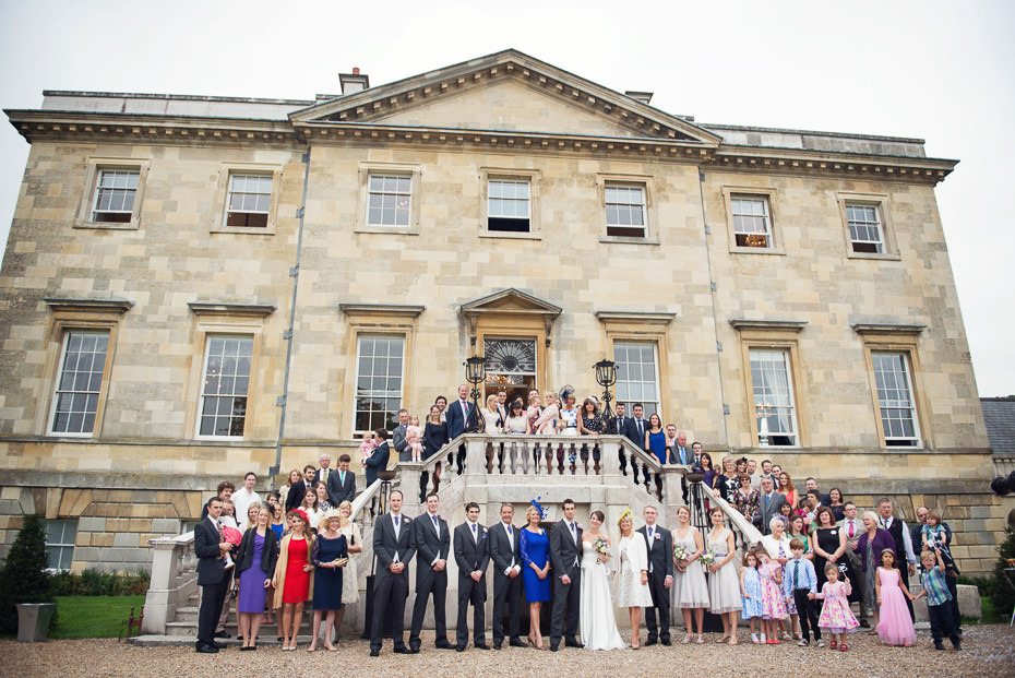All the guests at Botleys Mansion wedding