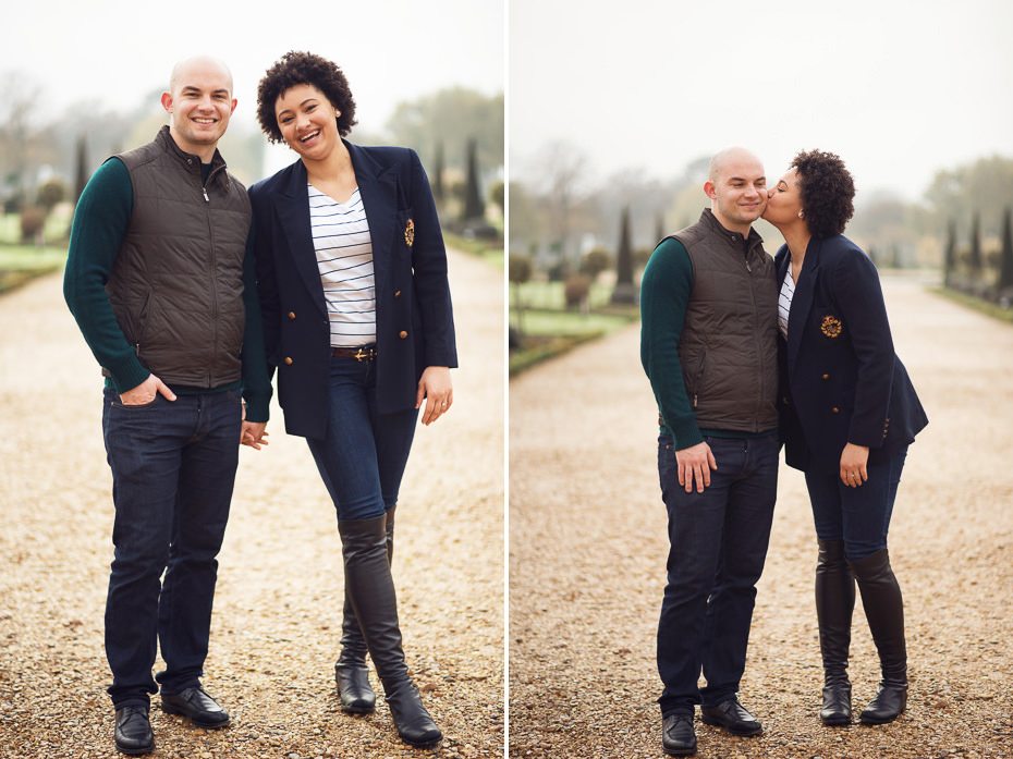relaxed natural engagement photography