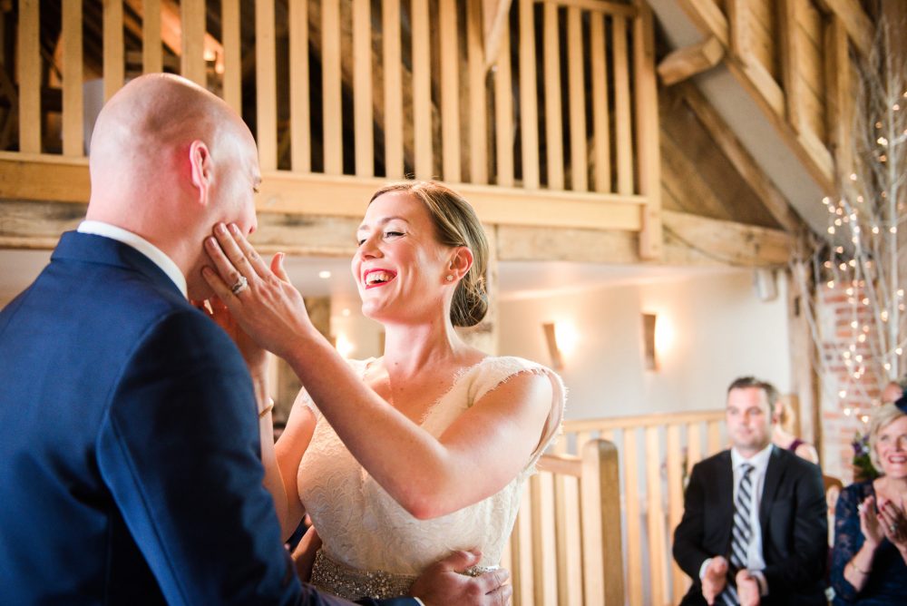 wedding ceremonies at Bury Court barn