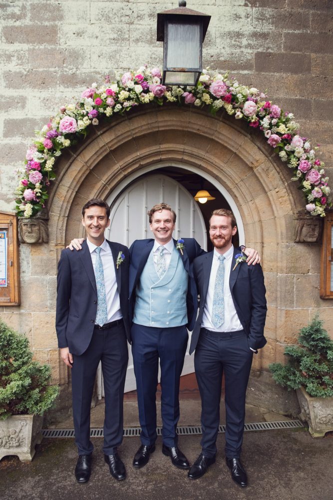 The groom and his bestmen