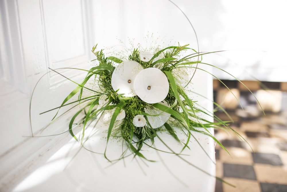 ceramic bridal bouquet