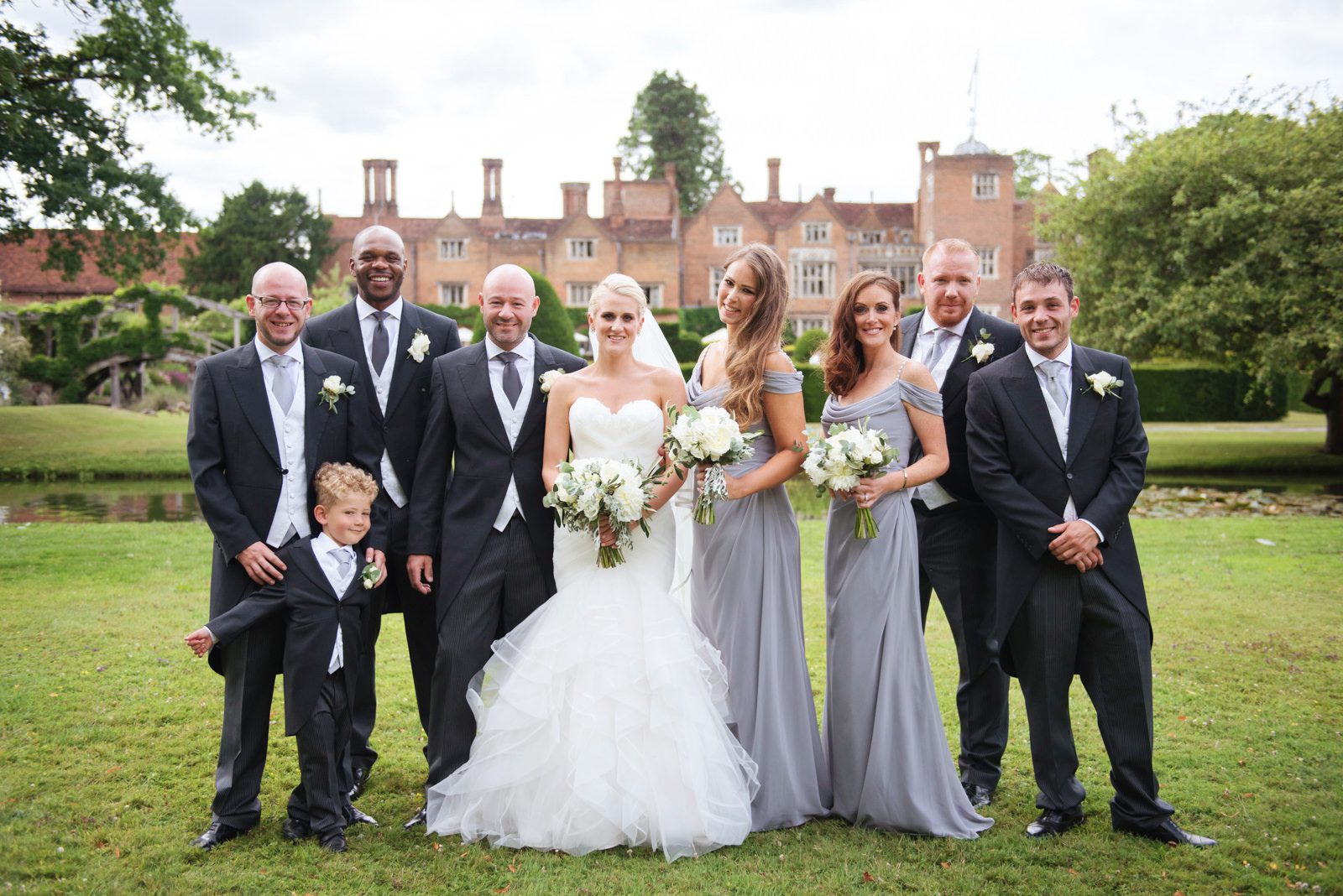 Summer wedding photographs at Great Fosters by Juliet Mckee Photography.