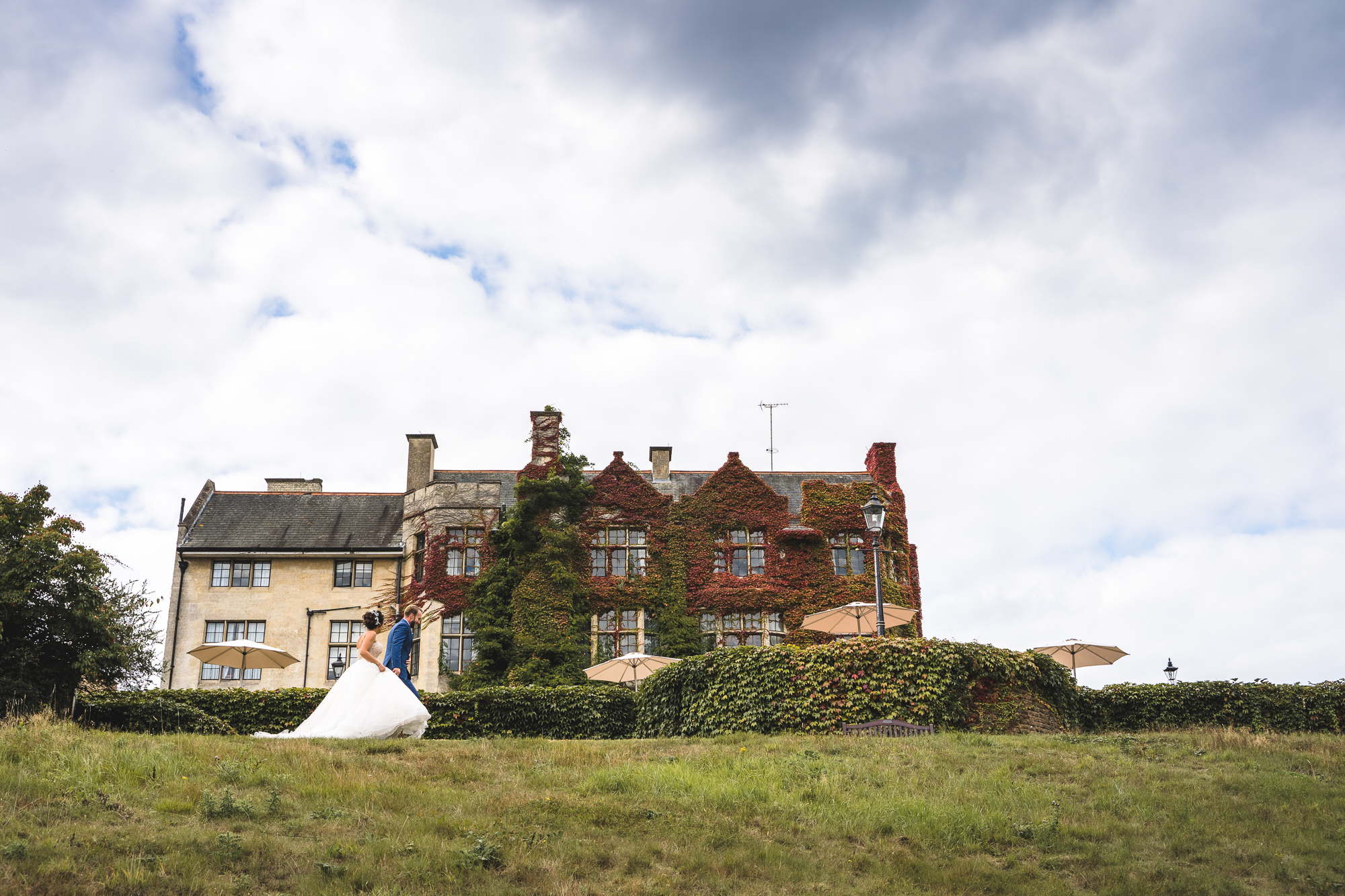 An intimate micro wedding at Pennyhill Park.