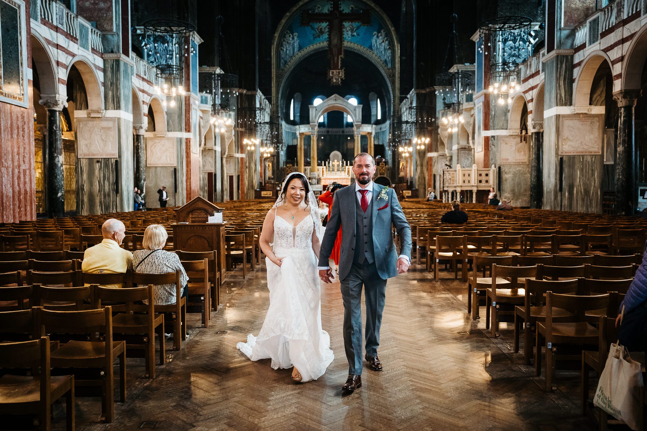 Westminster Cathedral Wedding.