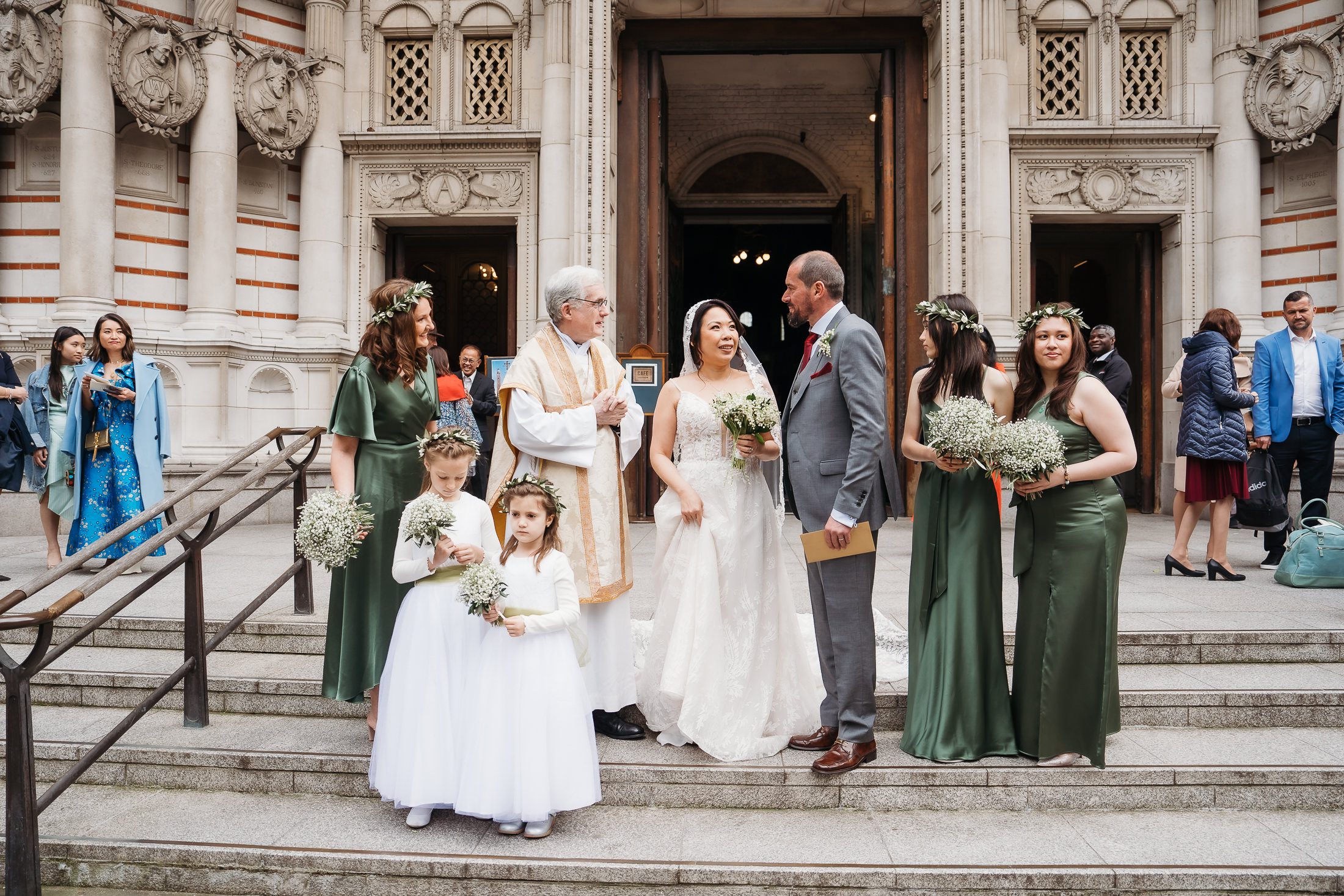 Westminster Cathedral Wedding.