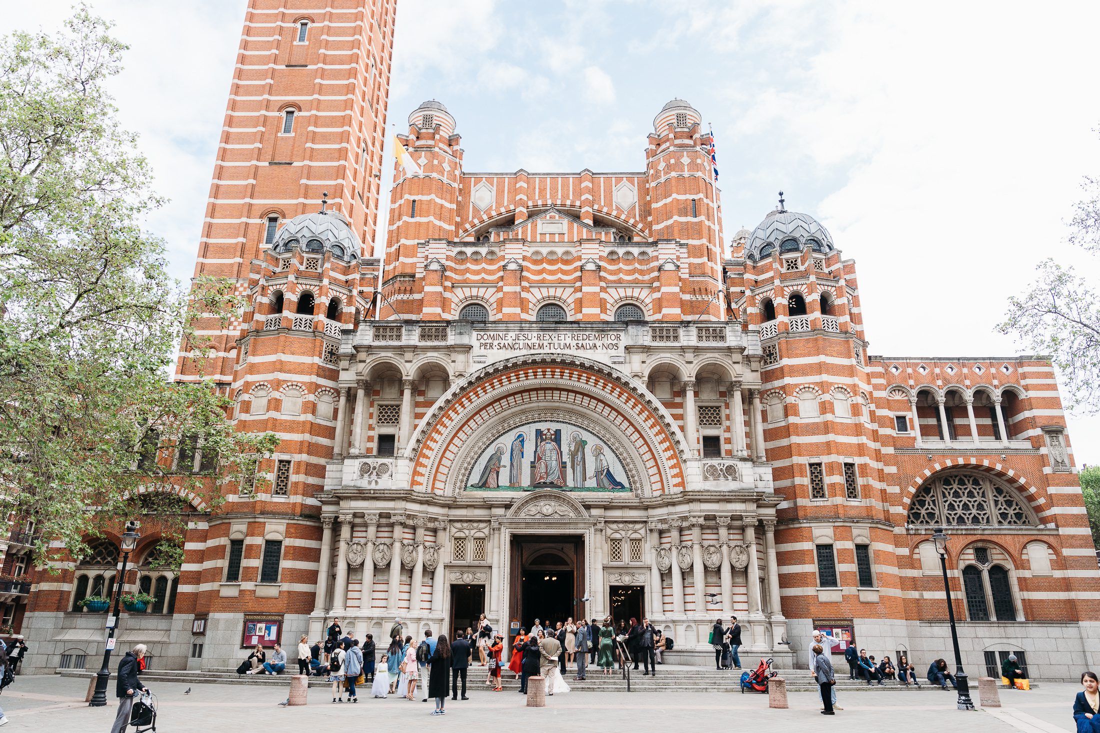 Westminster Cathedral Spring wedding