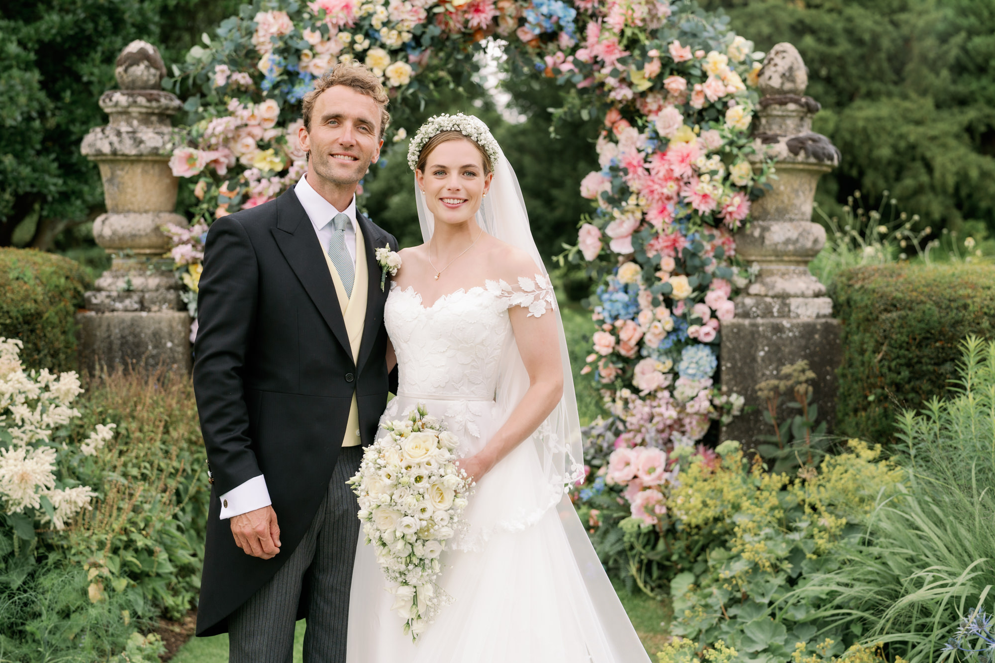 Stunning bride and groom portrait.